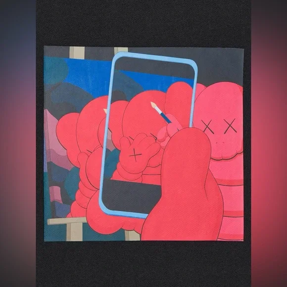 Uniqlo x KAWS + Warhol Graphic Sweatshirt Black size S - Picture 4 of 13